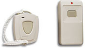 SF501ES Single-Button Call Transmitter & SF502ES Wall-Mounted Call Transmitter - Tek-CARE500 Wireless Nurse Call / Emergency Call System