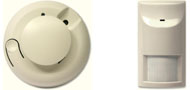 SF505ES Wireless Smoke Detector, SF515ES PIR Motion Detector - Tek-CARE500 Wireless Nurse Call / Emergency Call System