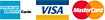 we accept American Express, Visa & MasterCard