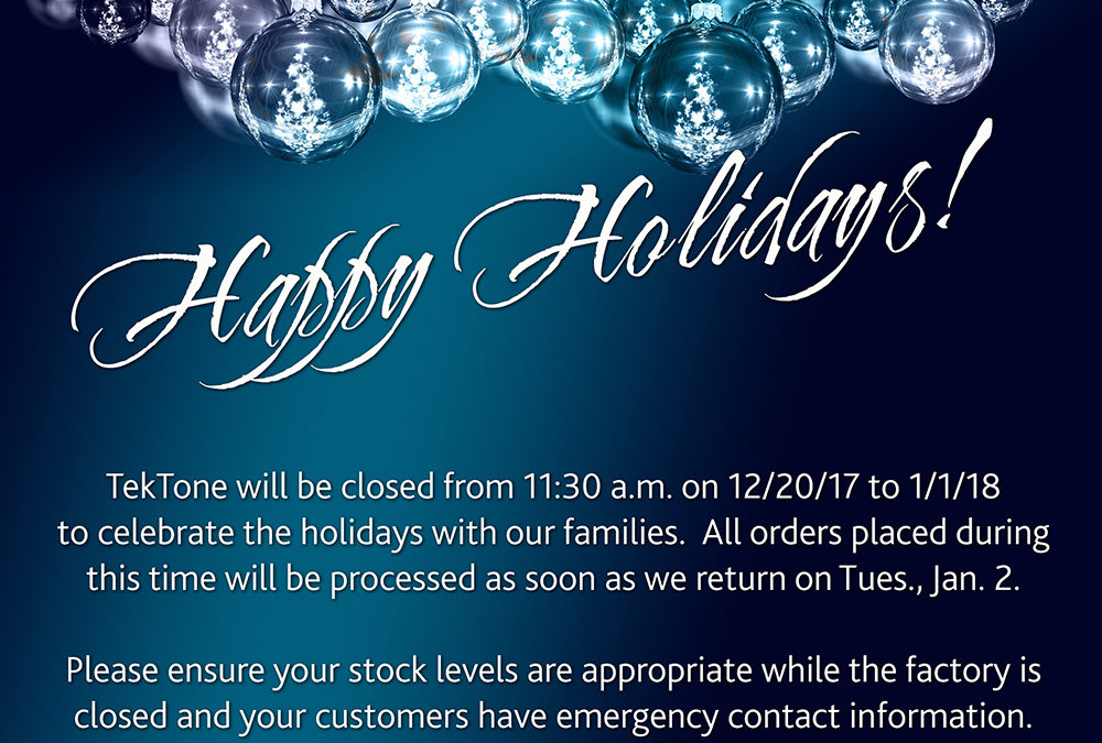 Holiday Closing