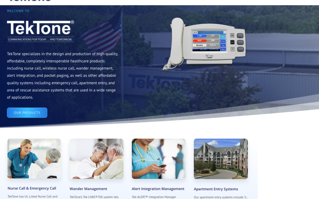 TekTone Launches Redesigned Website 